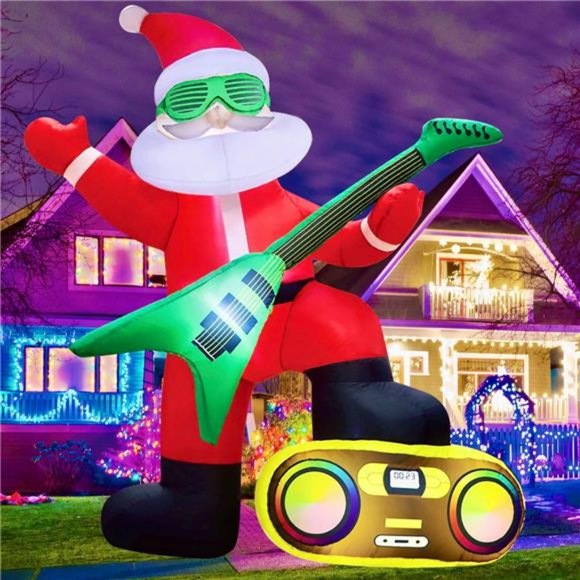 Christmas Inflatable Decoration Outdoor, 6FT Christmas Decor With LED Lights